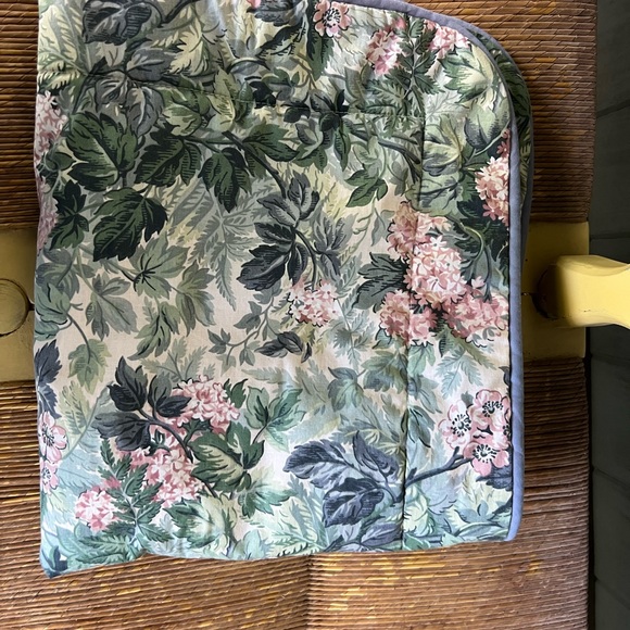 Laura Ashley Vintage❤️ Ashbourne ❤️ Hydrangea Floral Pillow Sham - Picture 7 of 7